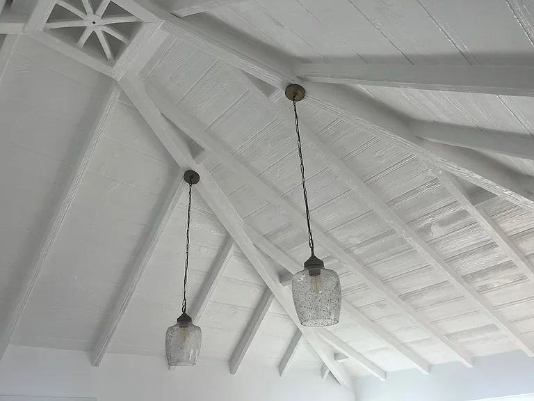 Living room hanging chandeliers