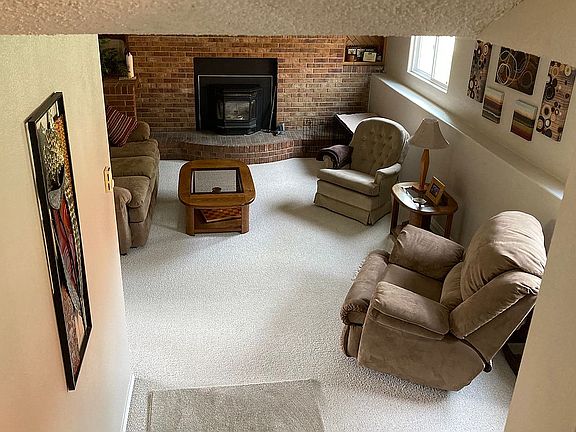 Family room - pellet stove