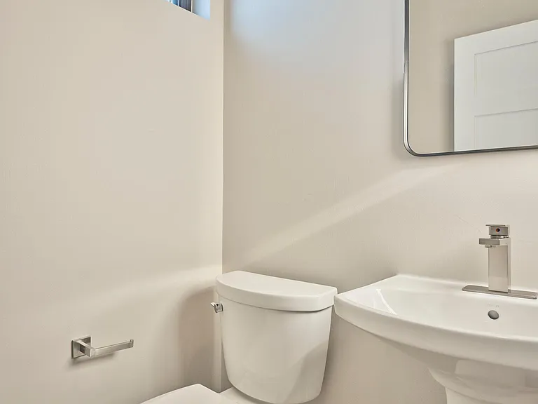 1/2 bath on 2nd level