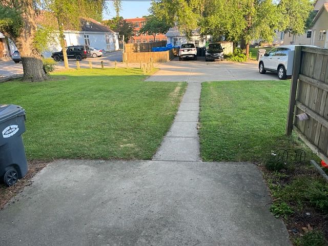 Patio and parking to the rear off the alley