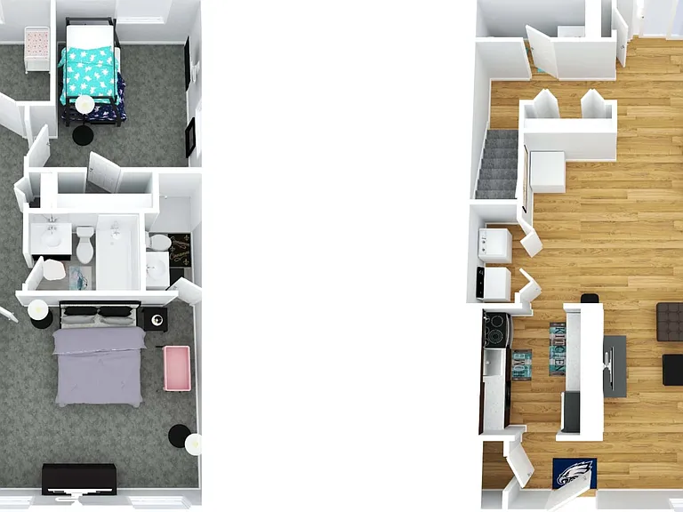 3 Bed, 1.5 Bath