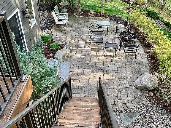 Lower patio