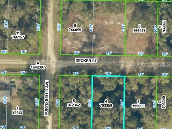 0 Decker St Lot 4, Webster, FL 33597