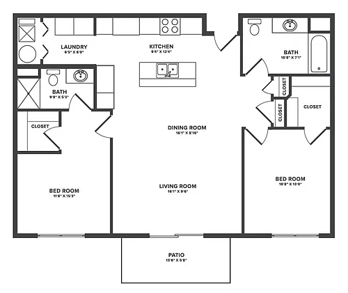 Floor plan Atwater