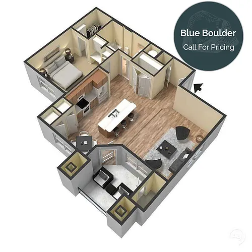 Floor plan Blue Boulder