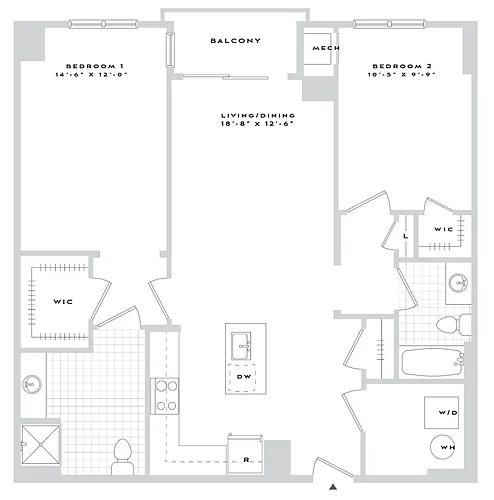 Floor plan B2-B06