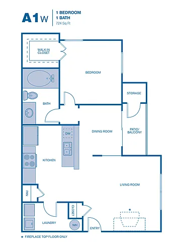 Floor plan A1W