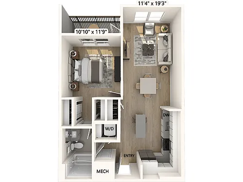 Floor plan A2 - Finish Package I