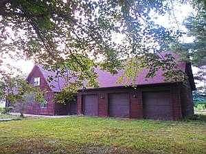 Oversized Three Car Garage
