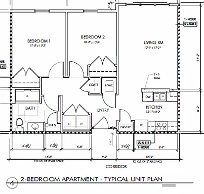 Floor plan 2 Bedroom