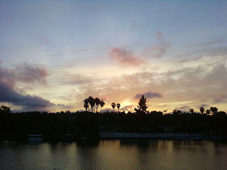 Sunset from the upper deck