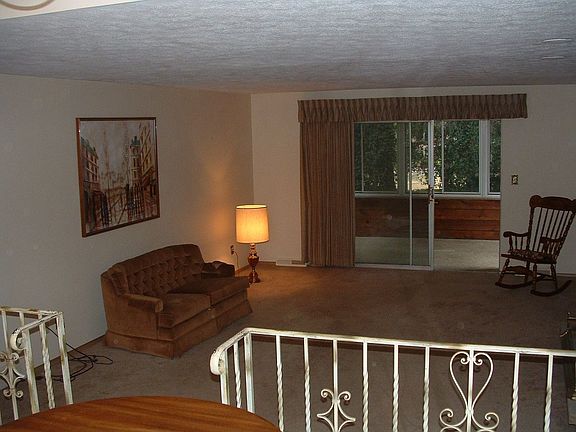 Step down living room