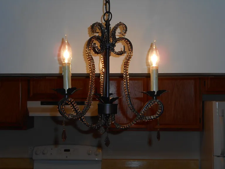 chandelier over the counter