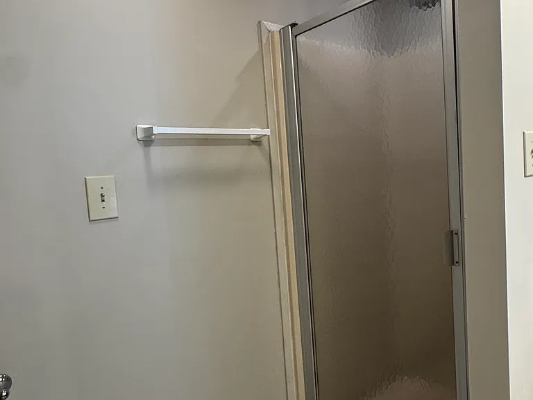 Master bedroom bathroom stand up shower
