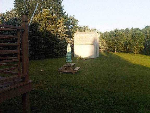 Back Yard = .86 acres