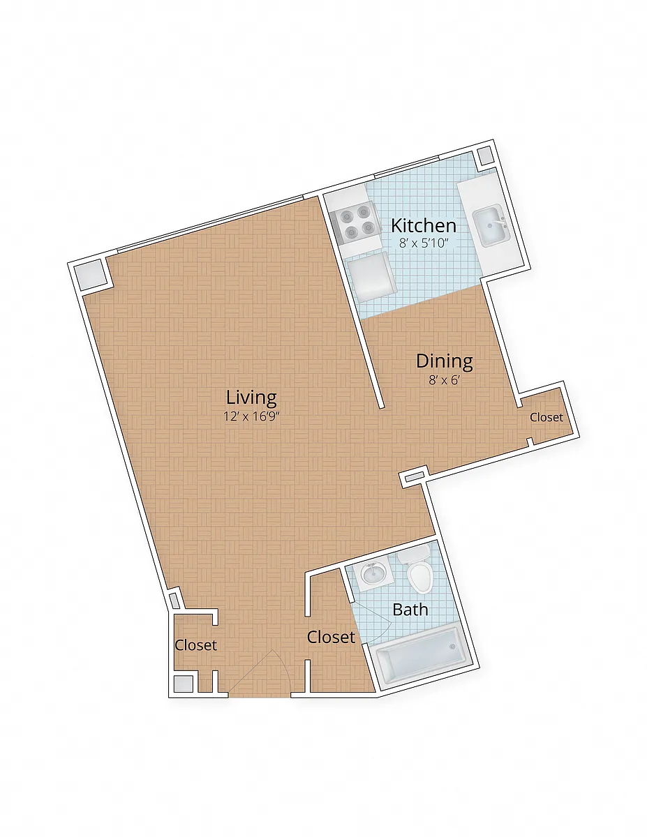 Floor plan Studio