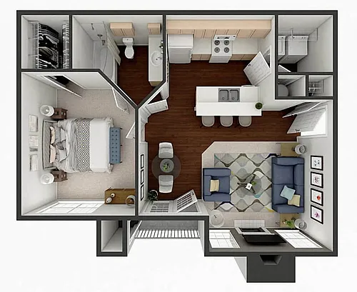 Floor plan The Austin