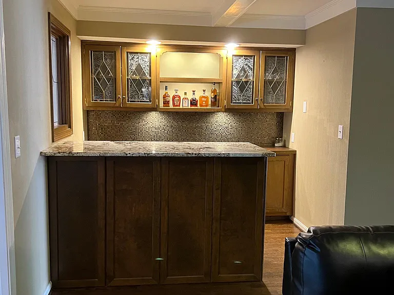 Bar in the living room