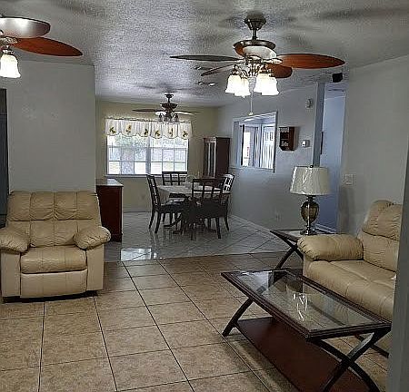Living Room and Dining Room