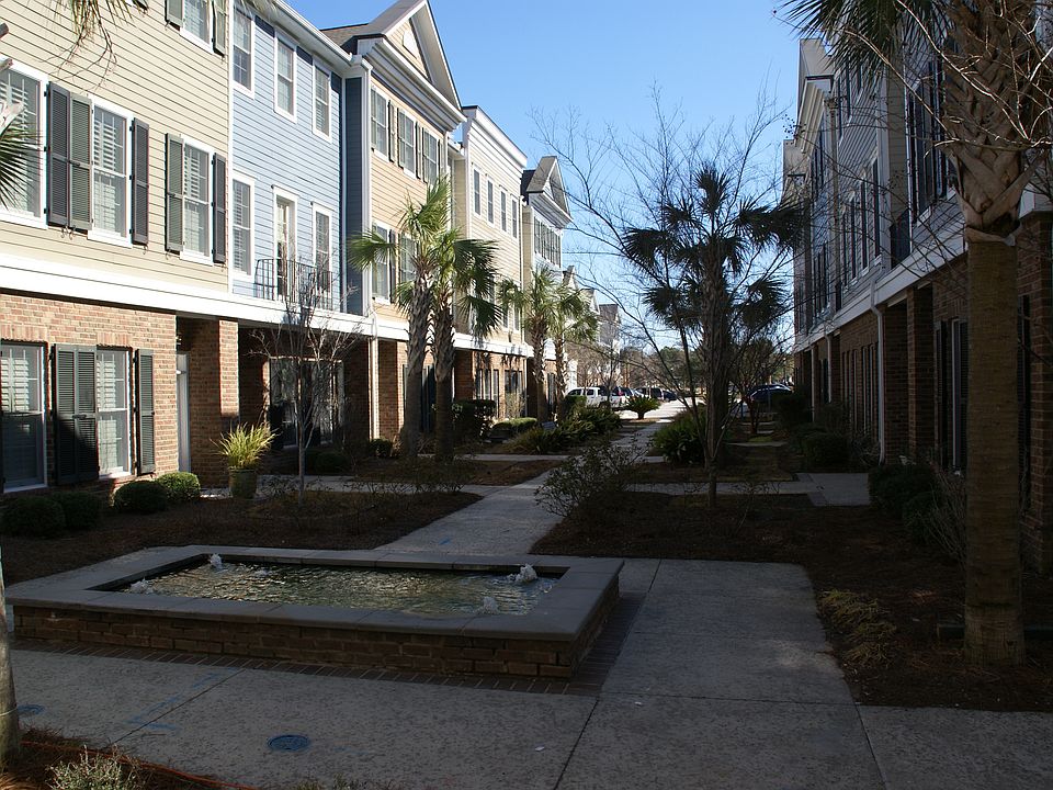 Looking into the courtyard from the front door