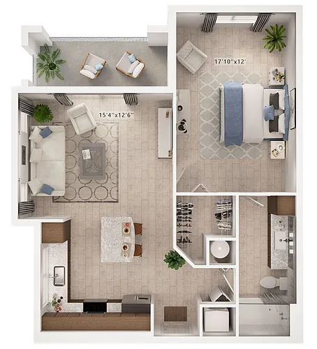 Floor plan Action