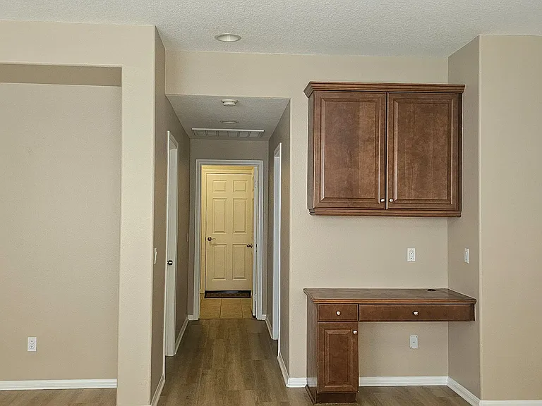Downstairs family room.