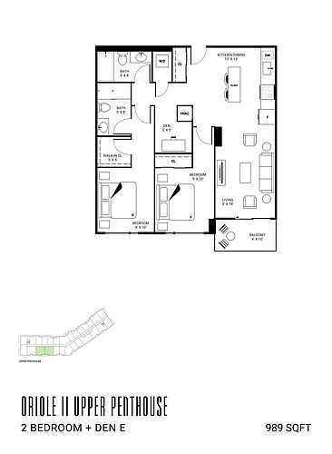 Floor plan UPH16