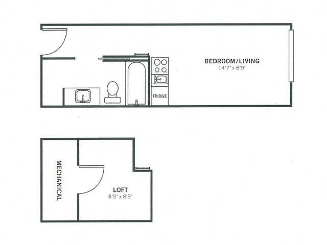 Floor plan Roseman