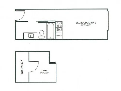 Floor plan Roseman
