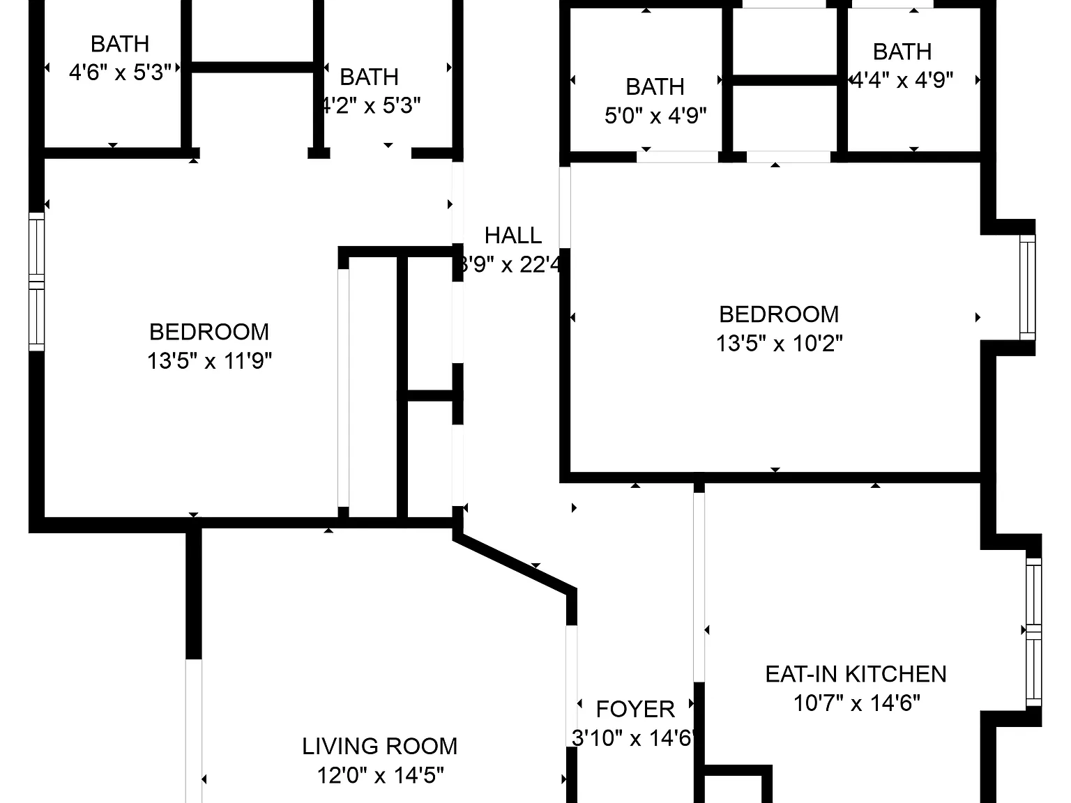 4 bed, 1344 sqft, $465 — Photo 3