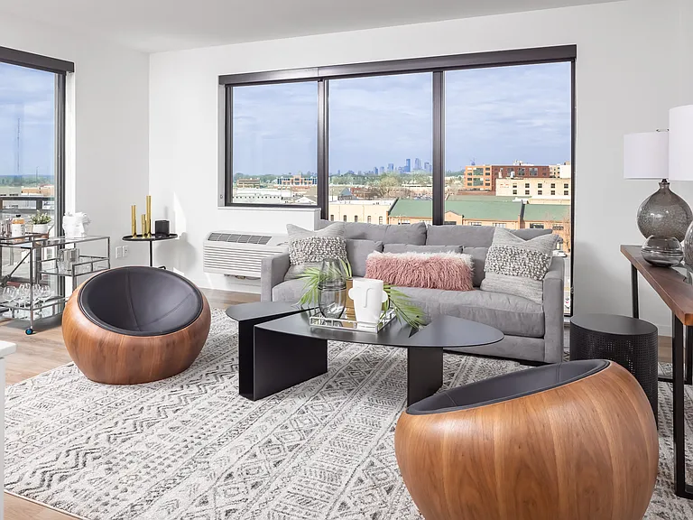 2 Bedroom Floor Plan Living Area