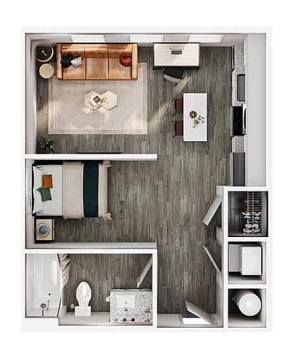 Floor plan Studio