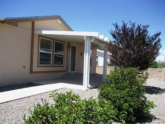 East side covered patio