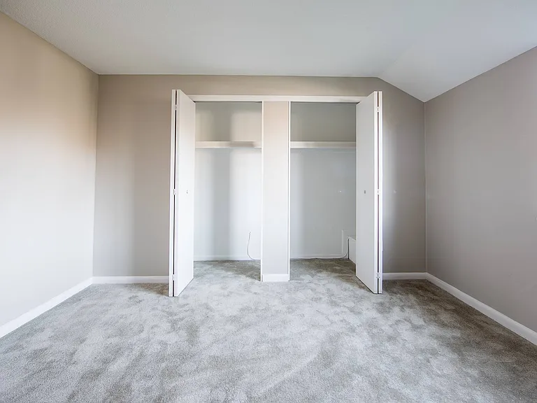 Spacious closets