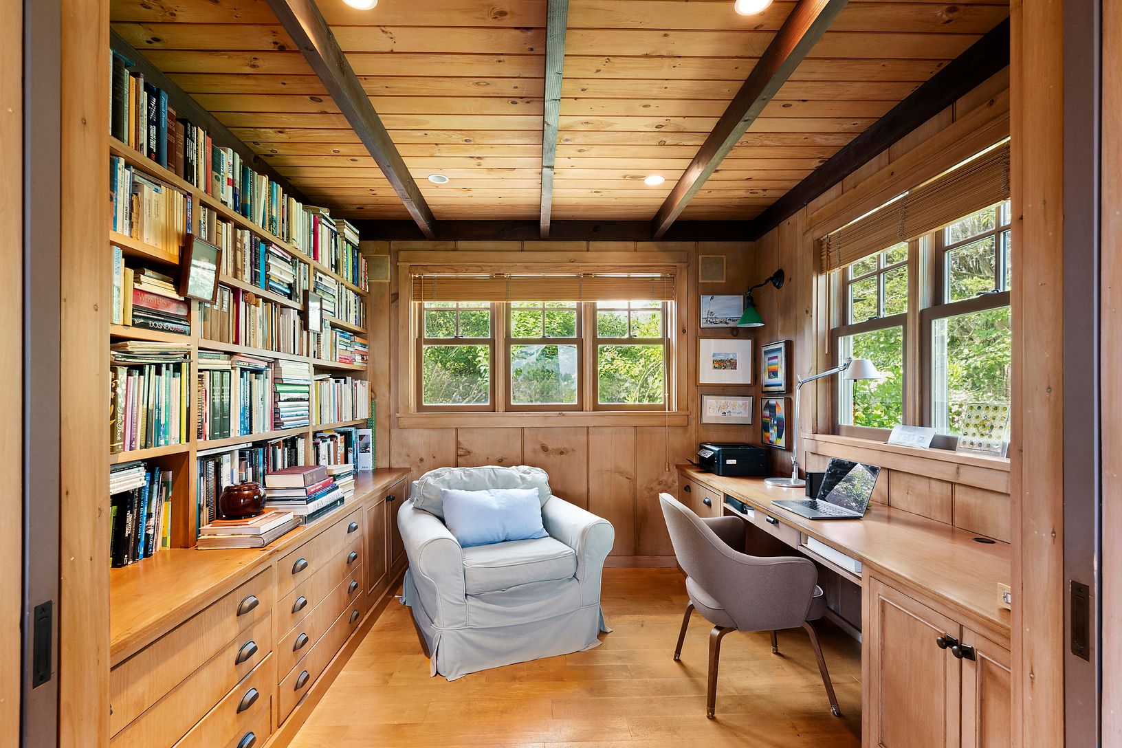  Office or Den with Pocket Doors