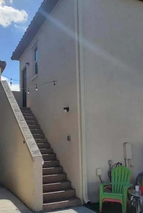 Private Entrance and Patio area