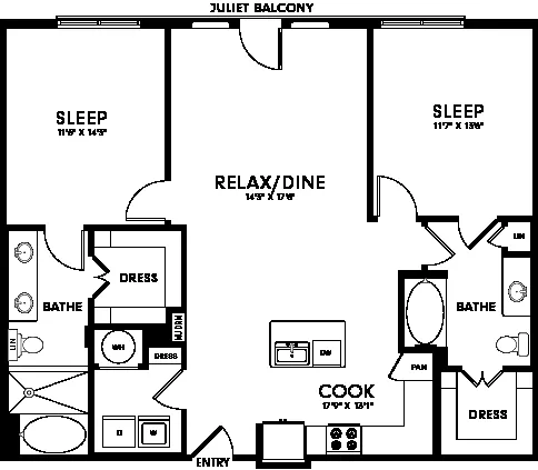 Floor plan B2E