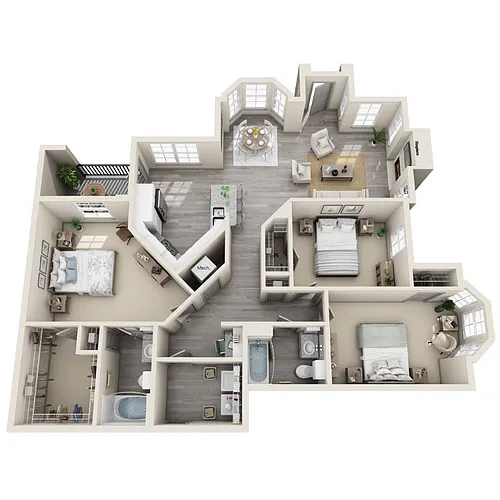 Floor plan White Oak Lower