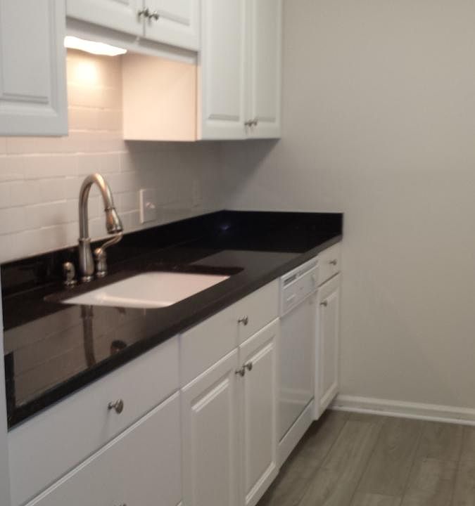 Kitchen with granite counter top