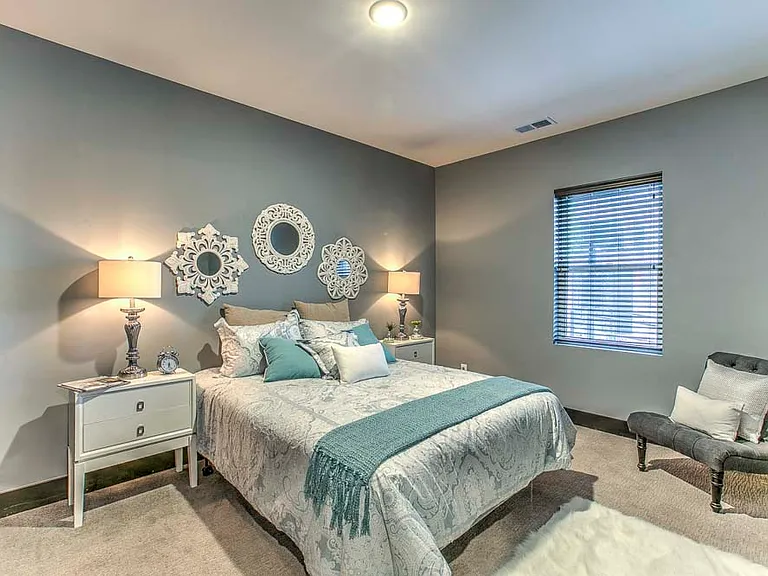 Relax in your cozy bedroom, designed for comfort and restful nights.