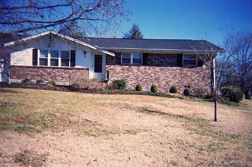 Nicely landscaped front yard