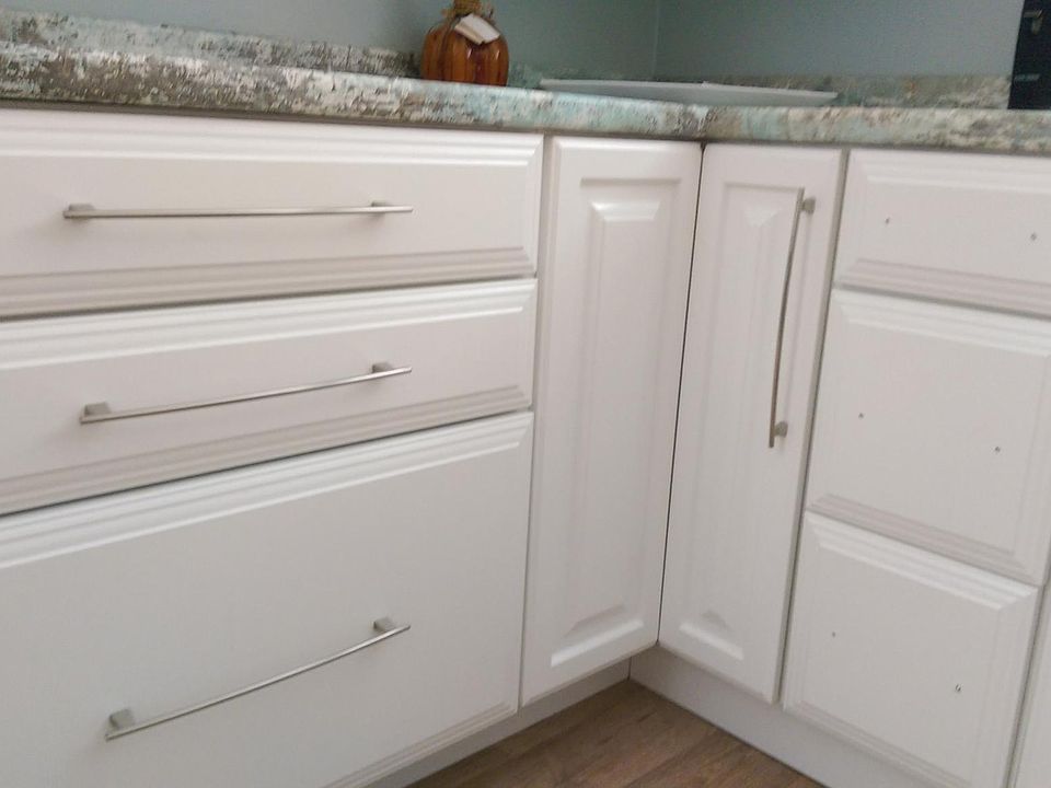 New custom cabinets and counter top and appliances