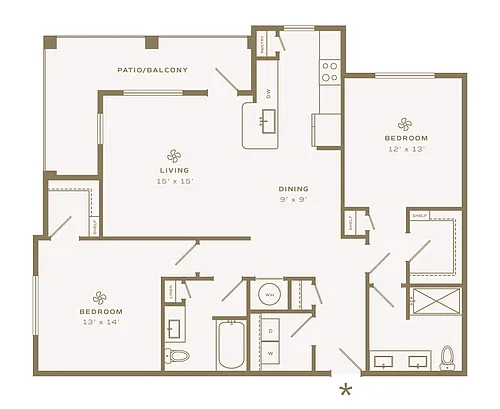 Floor plan Balsam
