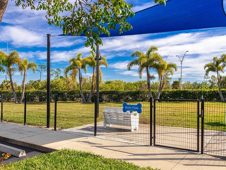 Our off-leash dog park offers a safe and fun environment for your furry friends to play and explore.
