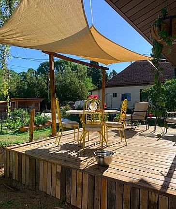 Deck looking NE