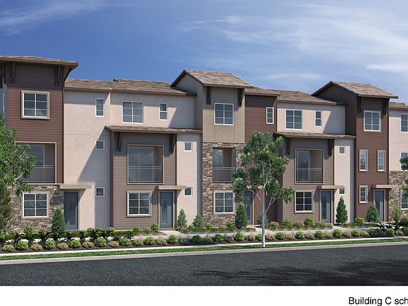 One of several project elevation styles and color designs