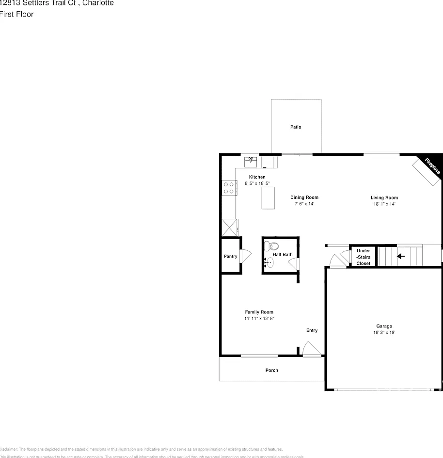 12813 Settlers Trail Ct Charlotte, NC 28278 — Photo 2