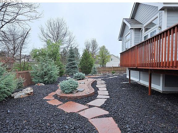 Deck and stone