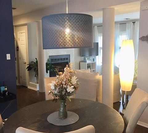 View from Dining room to Living room