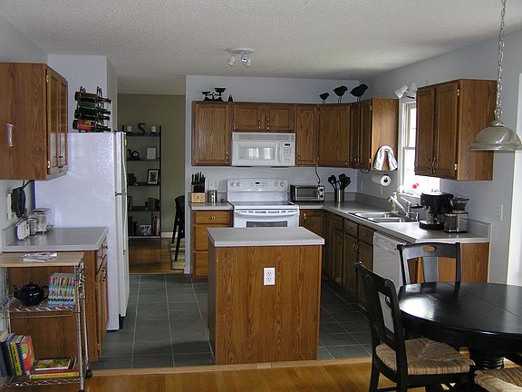 Kitchen with new slate floors